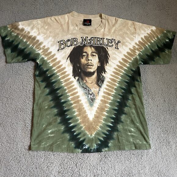 Zion Rootswear Other - Vintage Bob Marley T Shirt Size XL Songs Of Freedom Reggae Excellent Graphics